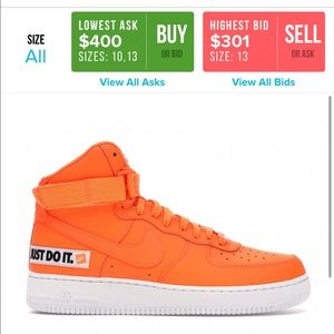 Just Do It Pack Orange AF1